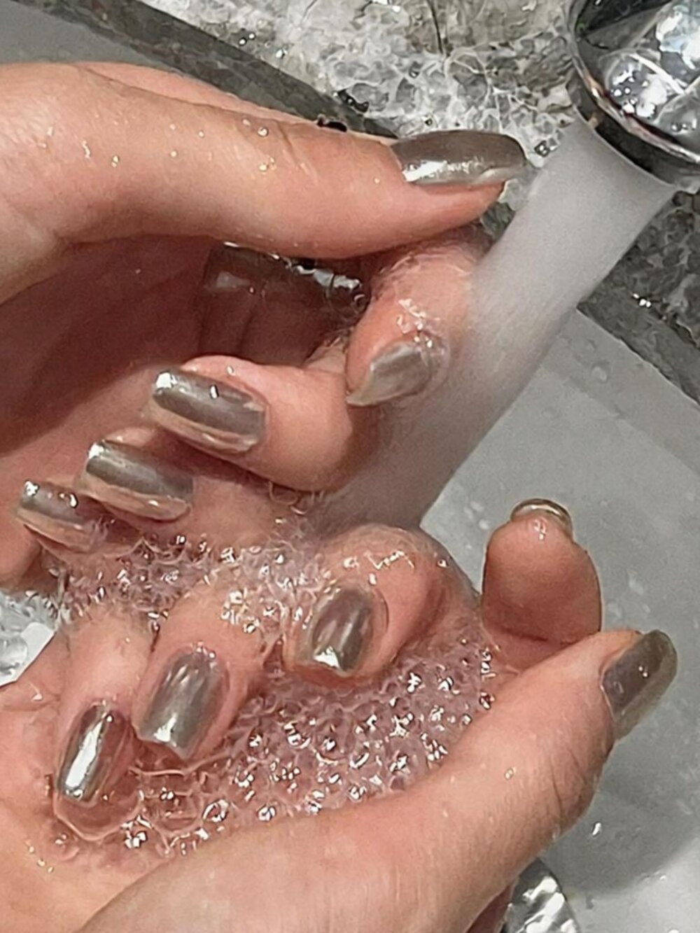Customizable handmade press-on nails reusable